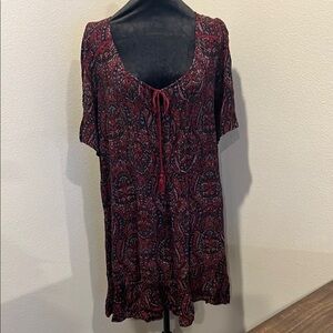 American Eagle Outfitters dress Red Tie Front